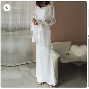 Elegant White Evening dress